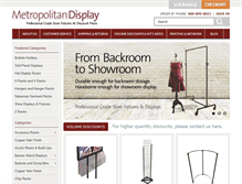 Tablet Screenshot of metropolitandisplay.com
